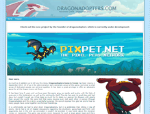 Tablet Screenshot of dragonadopters.com